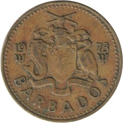Барбадос 5 центов 1973 год - Маяк