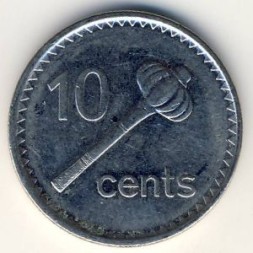 Фиджи 10 центов 2009 год