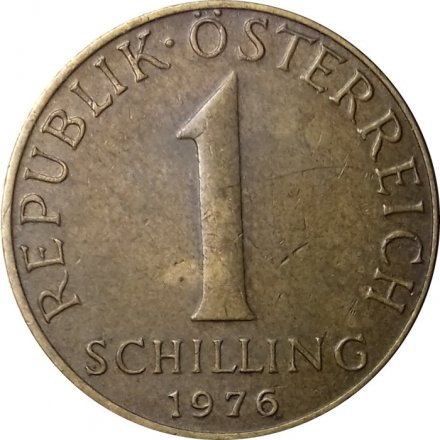 Австрия 1 шиллинг 1976 год