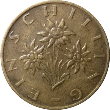 Австрия 1 шиллинг 1976 год