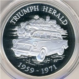 Олдерни 5 фунтов 2009 год - Британские автомобили. Triumph Gerald