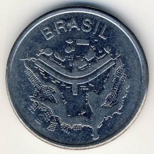 Бразилия 50 крузейро 1982 год - Карта