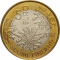 Финляндия 5 евро 2012 год - Северная природа - Флора