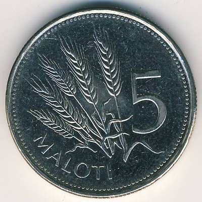 Лесото 5 малоти 1998 год