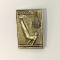 Значок &quot;Гимнастика Брусья. XXll Олимпийские игры 1980. Москва&quot;