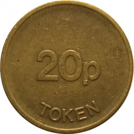 Жетон игровой Великобритания 20 p Token