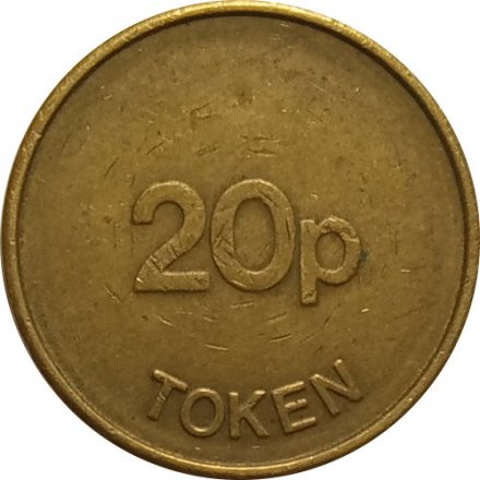 Жетон игровой Великобритания 20 p Token