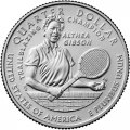США 25 центов 2025 год - Алтея Гибсон (P)