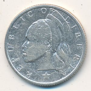 Либерия 25 центов 1960 год