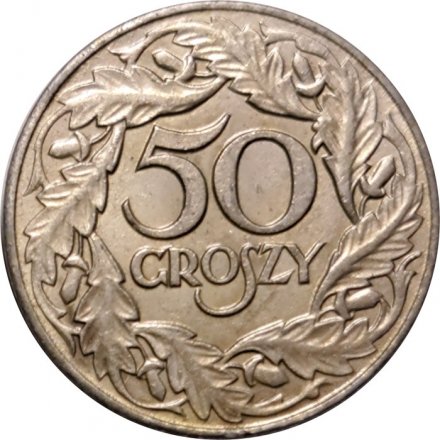 Польша 50 грошей 1938 год