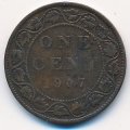Канада 1 цент 1907 год