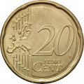 Италия 20 евроцентов 2011 год