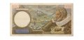 Франция 100 франков 1940 год - след от степлера - F-VF
