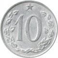 Чехословакия 10 геллеров 1965 год