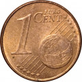 Германия 1 евроцент 2009 год (J)