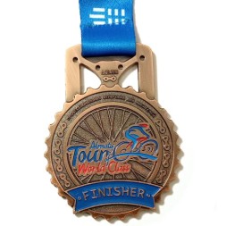 Медаль Профессиональная велогонка для любителей. Almaty Tour (Алматы Марафон) World Class, 2018