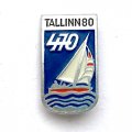 Значок. Олимпиада 80 Таллин. Парусный спорт. Яхта класса 470