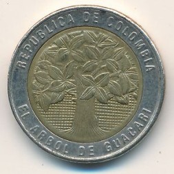 Колумбия 500 песо 2003 год
