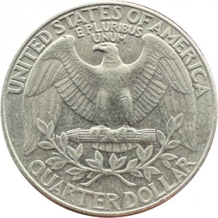 США 25 центов (1/4 доллара) 1991 год - Джордж Вашингтон (D)
