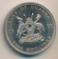 Уганда 1000 шиллингов 1999 год - Монеты ЕВРО. Германия - 1 евро