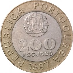 Португалия 200 эскудо 1997 год - Гарсия де Орта