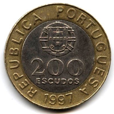 Португалия 200 эскудо 1997 год - Гарсия де Орта