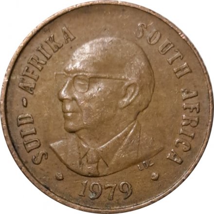ЮАР 1 цент 1979 год - Окончание президентства Николааса Дидерихса