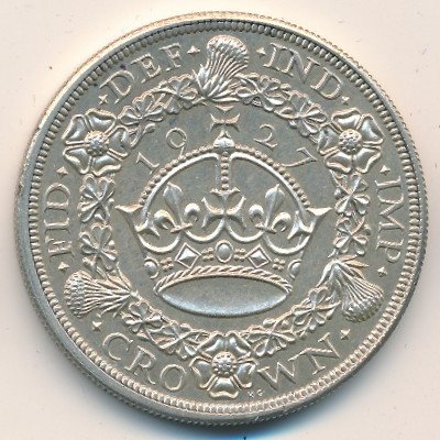Великобритания 1 крона 1927 год