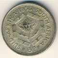 ЮАР 6 пенсов 1956 год