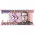 Литва 20 лит 2001 год - Портрет Майрониса UNC