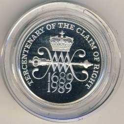 Великобритания 2 фунта 1989 год