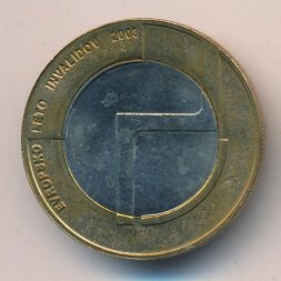 Словения 500 толаров 2003 год - Европейский год людей с ограниченными возможностями