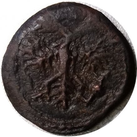 Полушка 1720 год ВРП Пётр I (1699 - 1725) - VF-