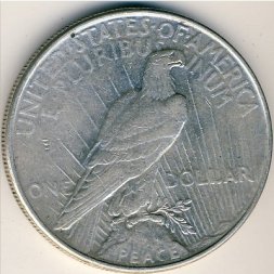 США 1 доллар 1923 год (D)