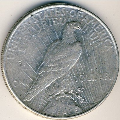 США 1 доллар 1923 год (D)
