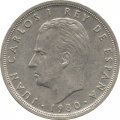 Испания 50 песет 1980 год - ЧМ по футболу (81 внутри звезды)