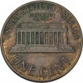 США 1 цент 1987 год - Авраам Линкольн (без отметки МД)