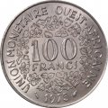 Западная Африка 100 франков 1975 год
