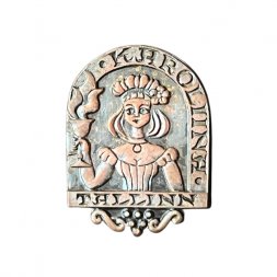 Значок Эстония. Таллин (Tallinn). Karoliina. Бар Каролина