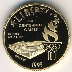 США 5 долларов 1995 год