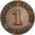 Германия 1 пфенниг 1915 год (A)