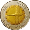Финляндия 10 марок 1995 год - Вступление Финляндии в Европейский союз