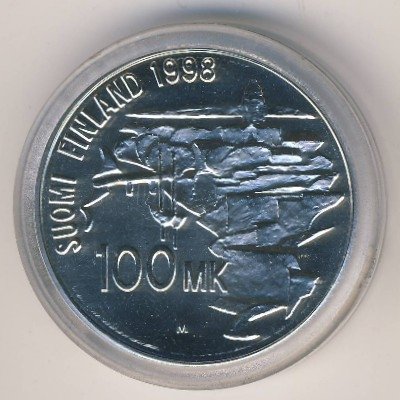 Финляндия 100 марок 1998 год
