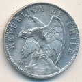 Чили 50 сентаво 1905 год