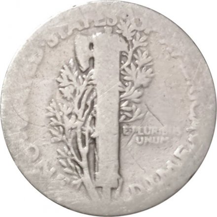 США 1 дайм (10 центов) 1920 год - Меркурий