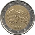 Финляндия 2 евро 2008 год - Морошка