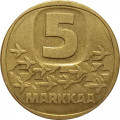 Финляндия 5 марок 1982 год - Ледокол Урхо