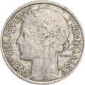 Франция 1 франк 1945 год (без отметки монетного двора)