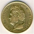 Франция 40 франков 1833 год