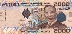 Сьерра-Леоне 2000 леоне 2010 год - Исаак Уоллес-Джонсон